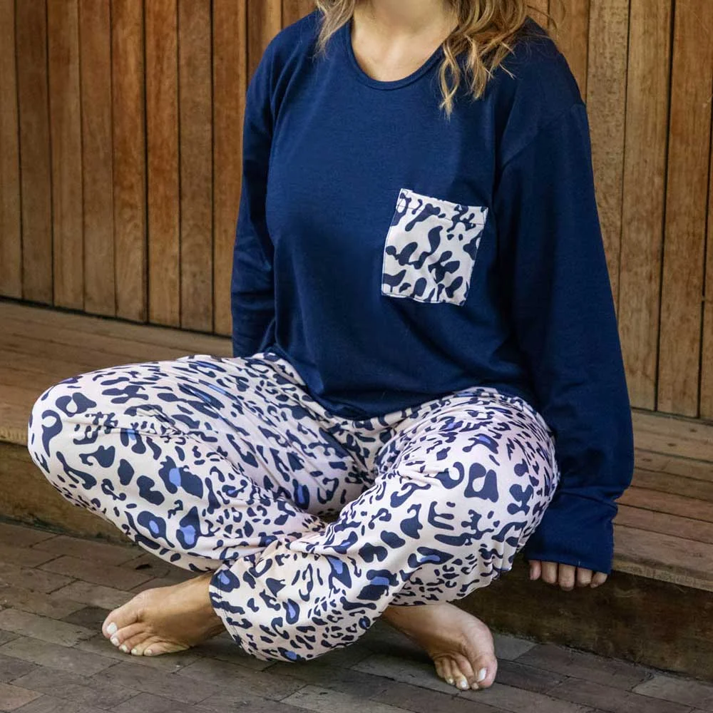 PIJAMA M/L MODAL PANT.ANIMAL