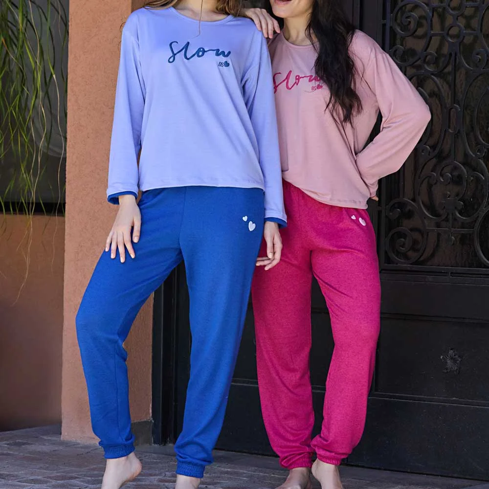 PIJAMA M/L COMBINADO LANILLA