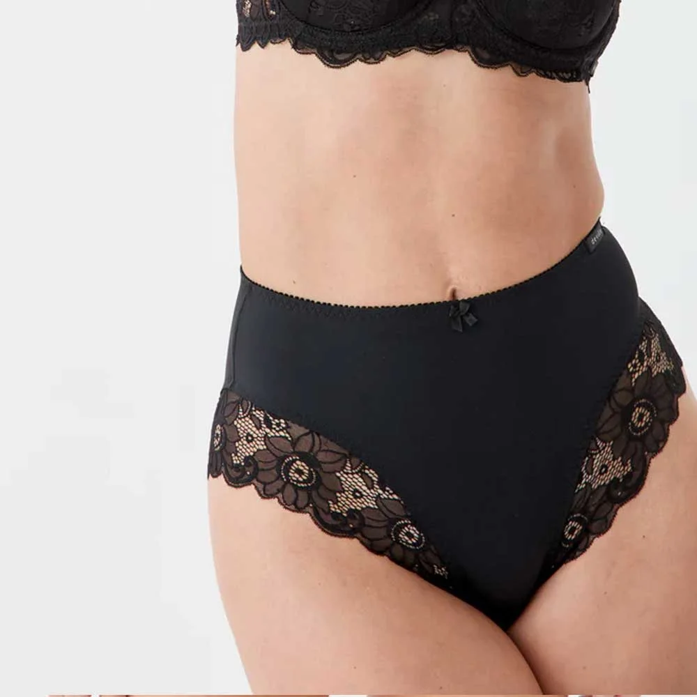 bombacha alta t.2/4 lycra c/puntilla - Imagen 3