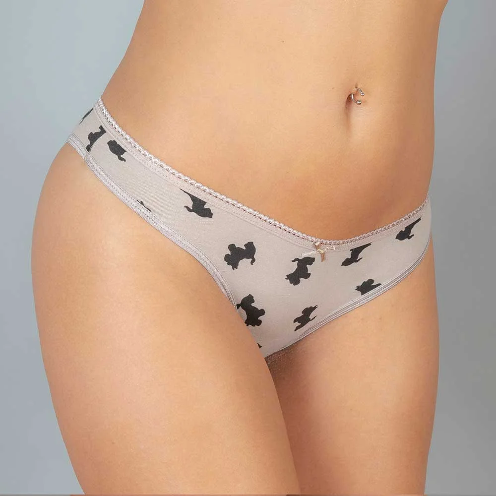 vedetina x6 alg/lycra estampado.