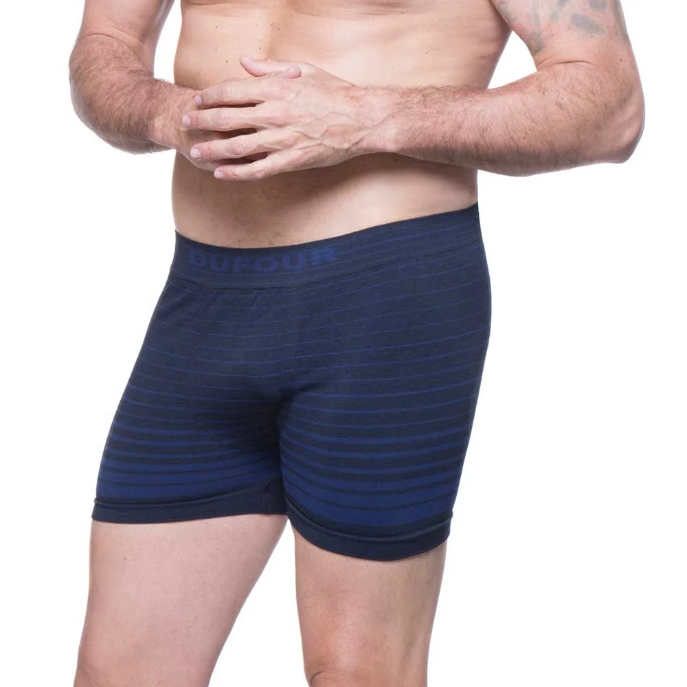 Alternative view of boxer rayas sin costura