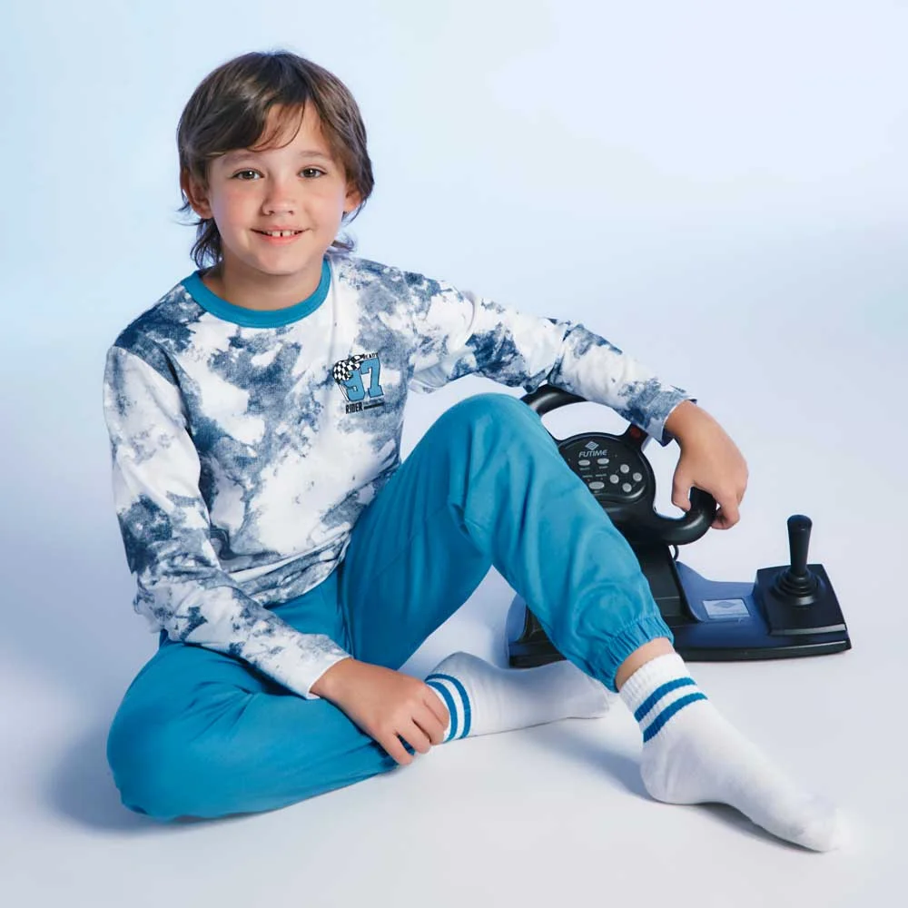 PIJAMA M/L VARON REMERA BATIK