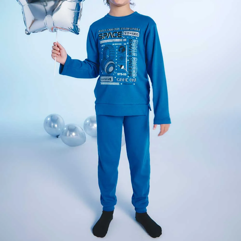 PIJAMA M/L VARON ESTAMPADO