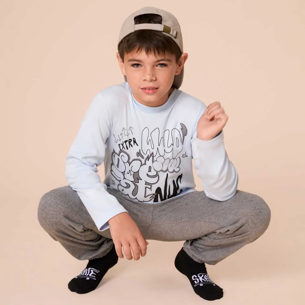 PIJAMA M/L VARON URBAN ESKATE INTERLOCK