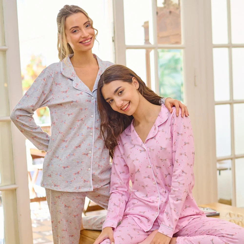 pijama m/l estampado