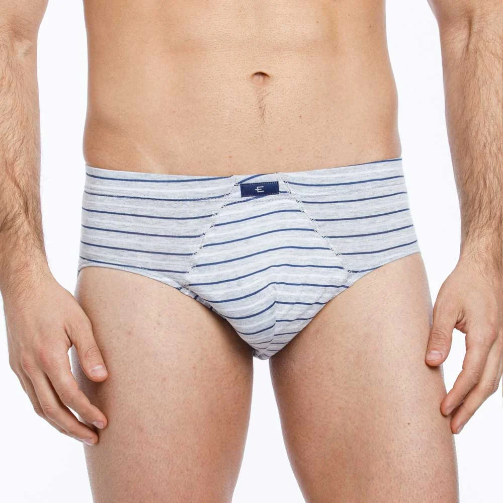 slip rayado jersey algodon
