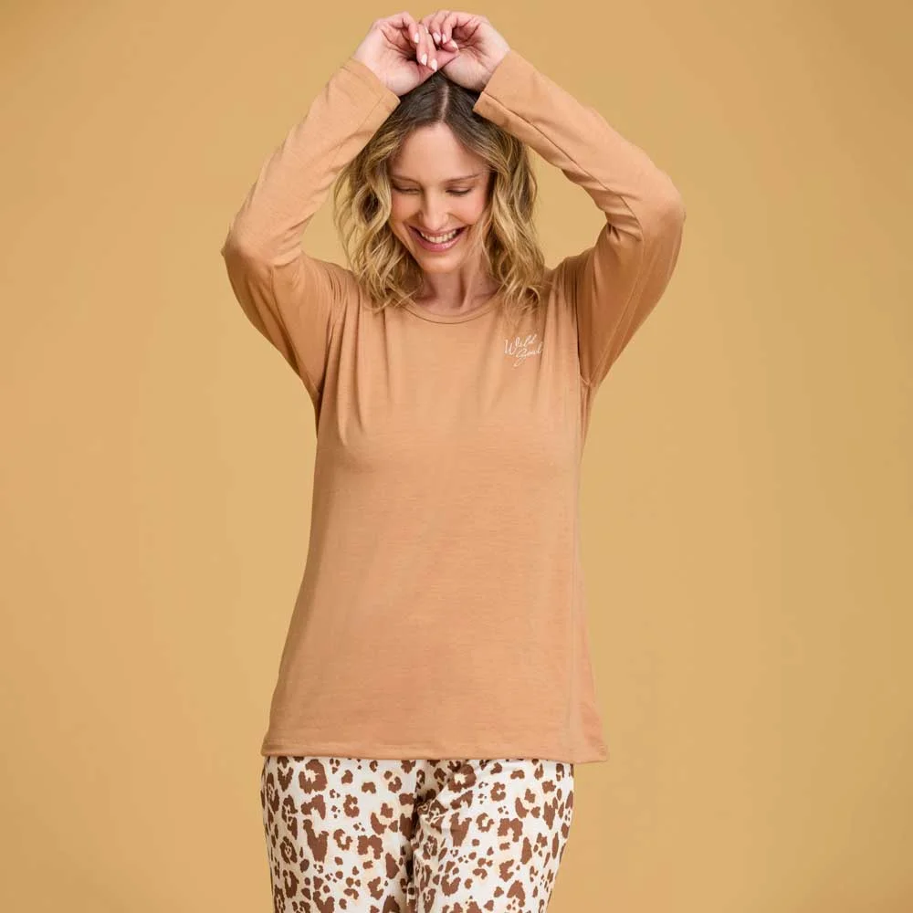 PIJAMA M/L CASACA LISA