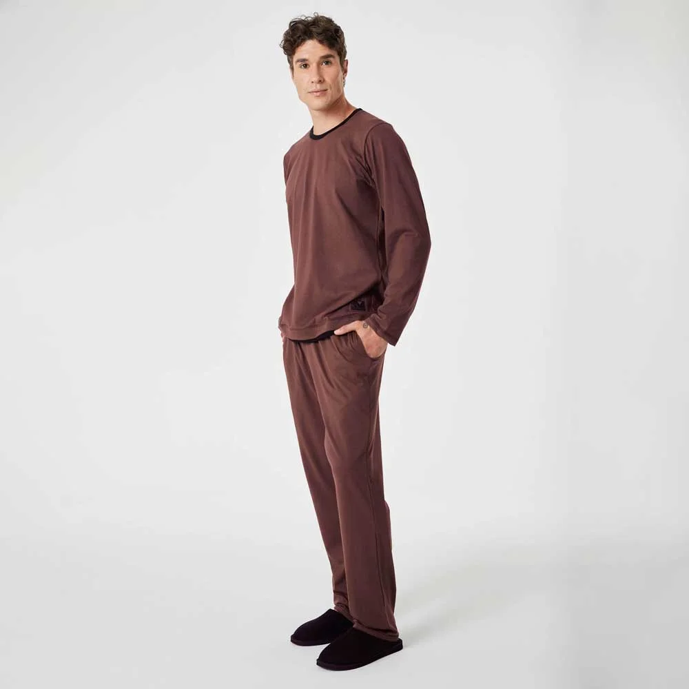 Alternative view of pijama m/l jersey hombre