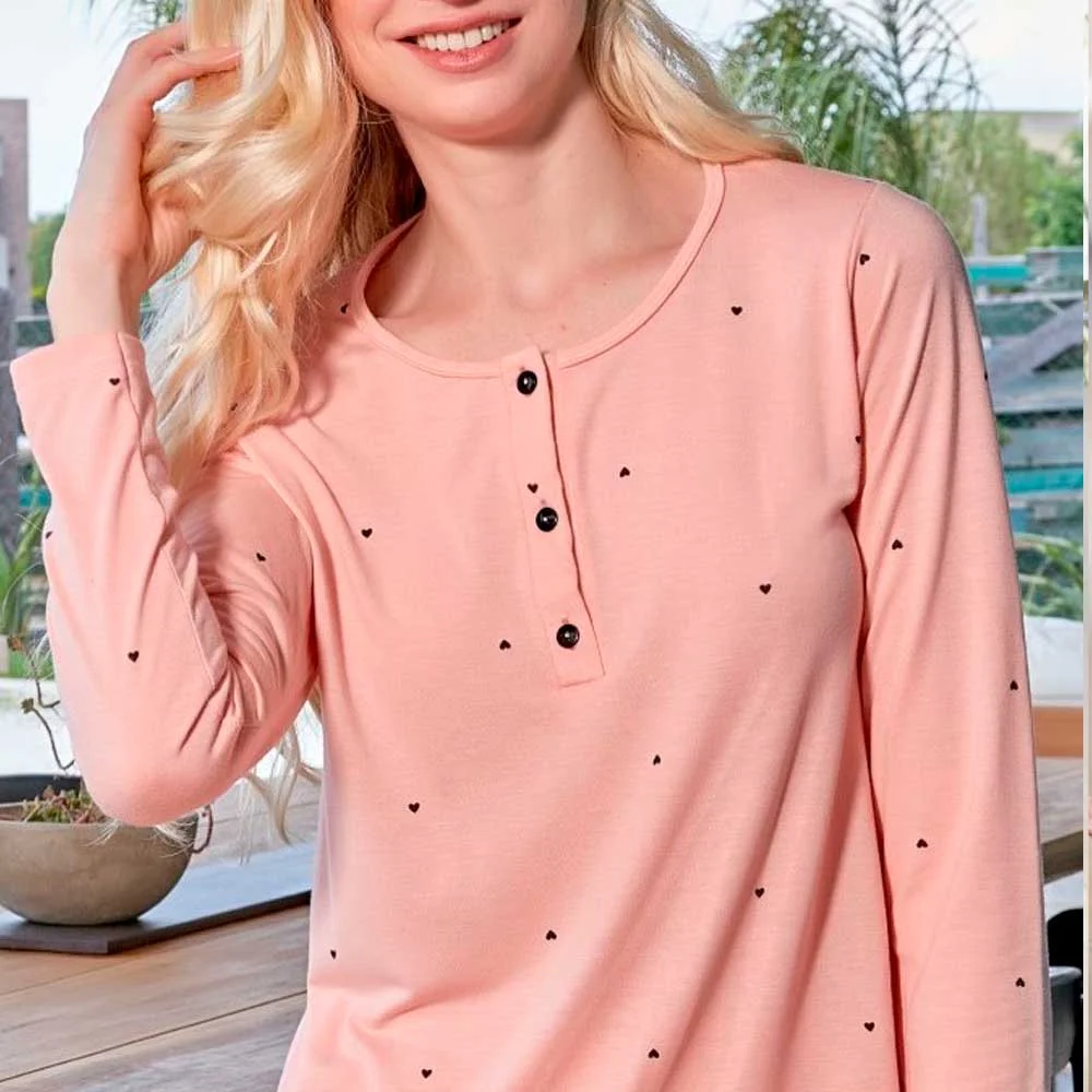 pijama m/l mini corazones