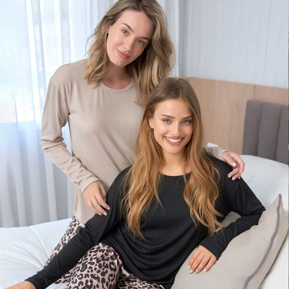 PIJAMA M/L MORLEY ANIMAL PRINT