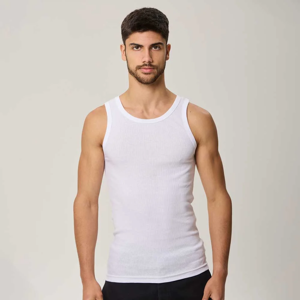camiseta musculosa c/dobladillo