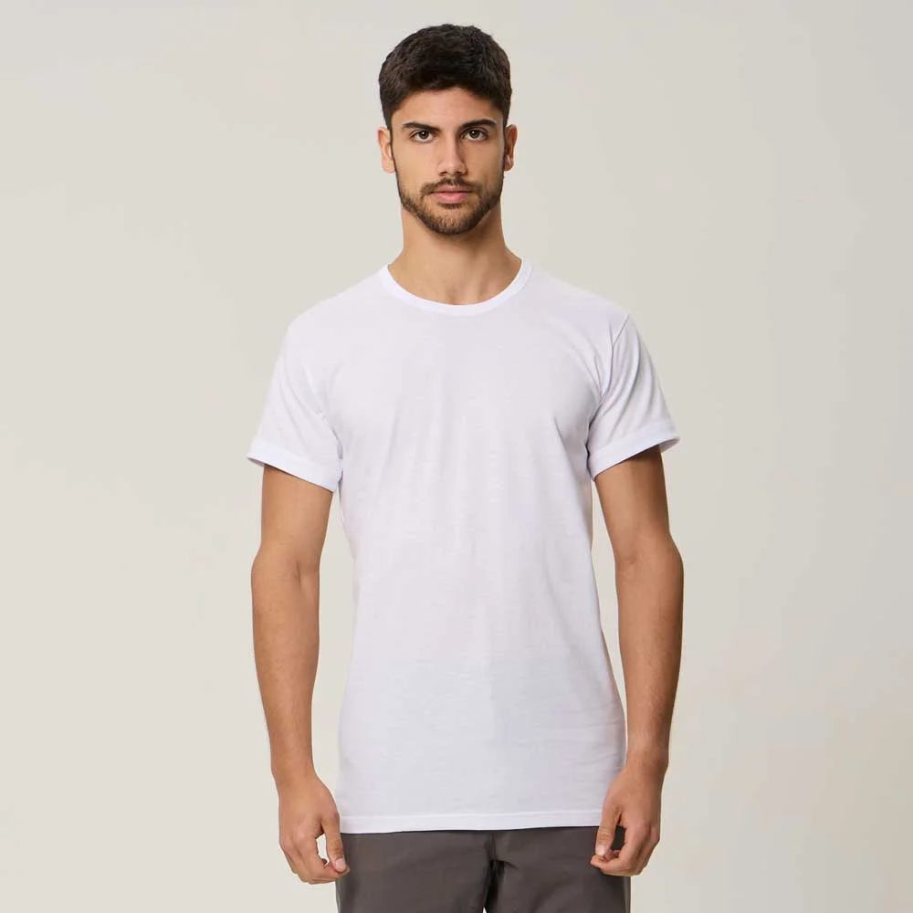 camiseta m/corta jersey c/redondo