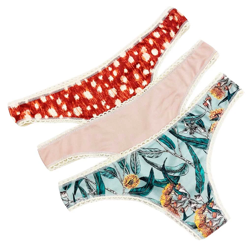 Alternative view of Pack X3 Colaless estampada