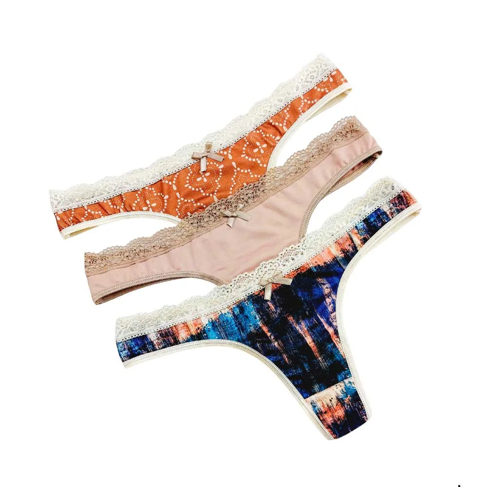 Alternative view of PACK X3 Colaless Estampada