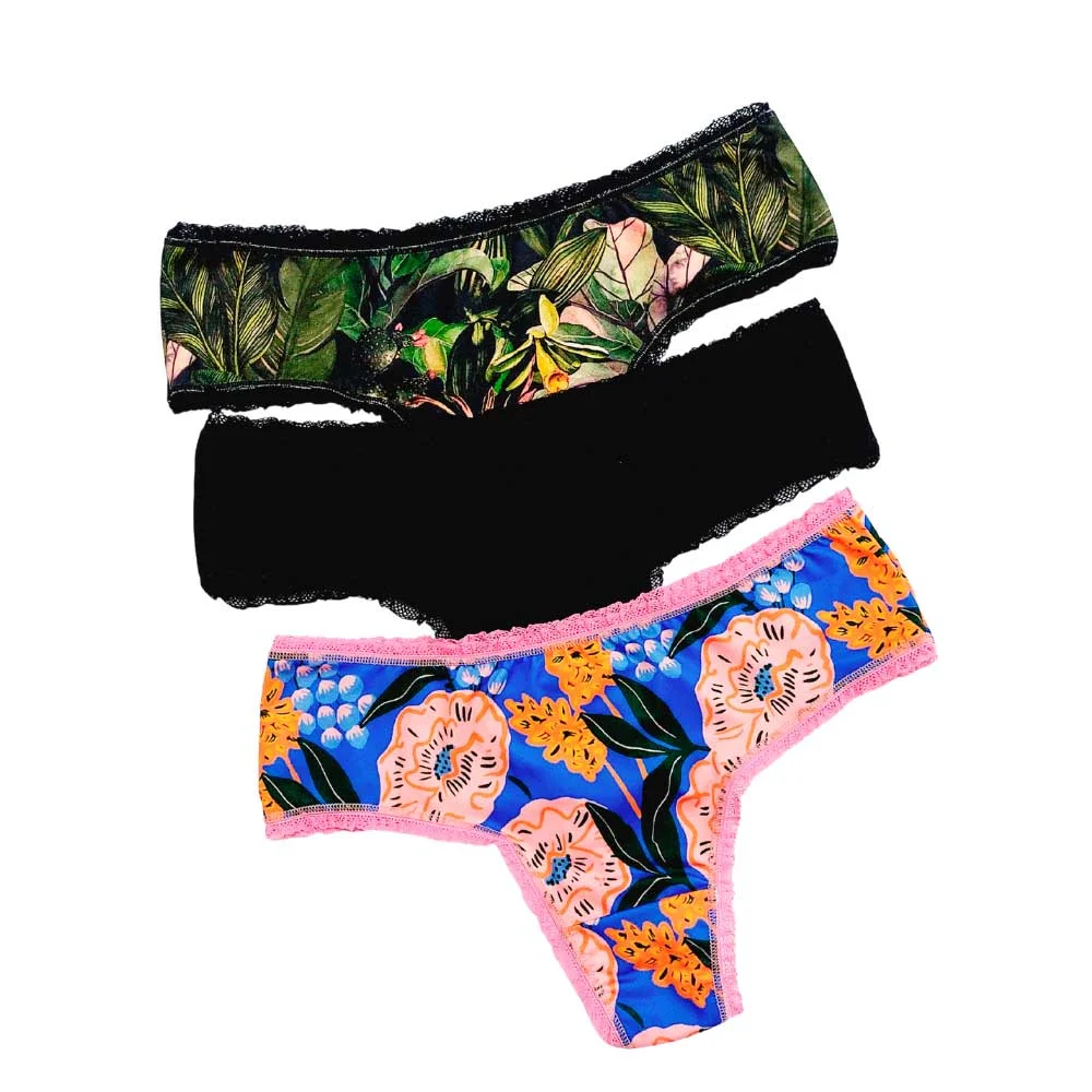 PACK X3 CULOTTE LESS MICROF.