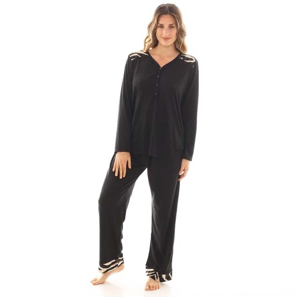 pijama m/larga viscosa